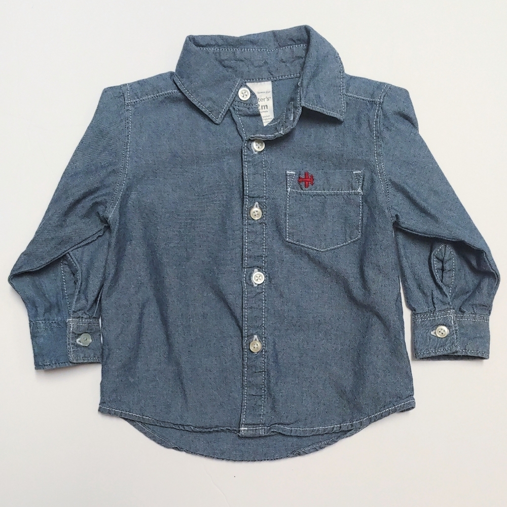 Carter's Denim Button Up *12 months
